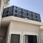 سواتر حديد ليزر بديل خشب قماش