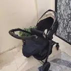 عربيه اطفال جيراكو اتجاهين نظيفه جدا بالغطاء الشتوي تبعها