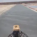 معلم الخرسانة المطبوعة الملونه صبة ديكور الختام صبة مروحة صب