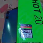 جوال للبيع انفنكسHot20 رام 11 غيغا 128 استخدام 3 شهر إلى يبي