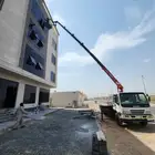 كرين. رفع عمال.