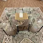 طقم طاولات ضيافة 5 قطع جديدة