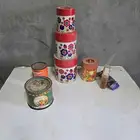 تراث علب الشاي والقهوه قديما وبعض المستلزمات للتواصل