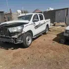 للبيع هايلكس دبل 20 20 مصدومه الشاص سليم والمكينة والقير شر