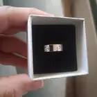 دبلة خاتم فضة اصلي 925 كارتير رجالي نسائي