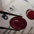 حجر الياقوت الأحمر المميز الطبيعي مع شهاده ALGT