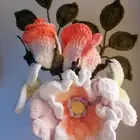 باقات ورد بخيوط الصوف