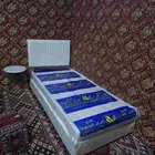 سرير بكس نفر واحد قماش جلد كلو النو موجود جديد