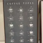 لوحتين ديكور كوفي أنيقة بإطار خشبي تصميم فاخر ومميز