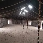 صيانة وبناء بيوت الشعر والخيام وتركيب الطربال