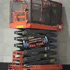 رافعات مقصيه 12متر للايجار سقالات كهرباء سيزرلفت للايجار