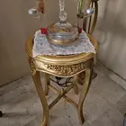 طاولة دائرية خشبية موجانو