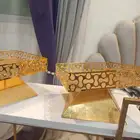 صواني تقديم ذهبيه