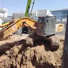 بوكلين للاجار حفر اراضي تكسير جبل ترحيل مخلفات داخل المدينه