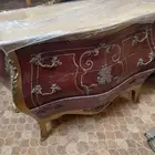 بوفيه سفره وكنب أمريكي وتحف ولوحات واباجورات