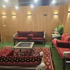 كراسي حوش حديد رنج فرن قماش تركي بالوان مختلفه