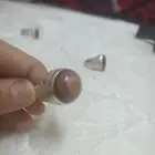 خاتم فضة فص بقراني