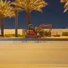 حفارات بكلينات صغيره للايجار اليومي والشهري