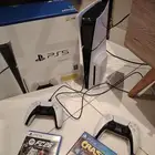 بلاي ستيشن 5. ثنتين جهاز تحكم أيدي عدد 2 واسطونتين كما بصور