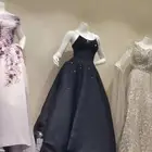 فستان زواج لون اسود