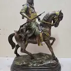 مجسم فارس برونز اوربي كبير