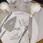 الكتابه على طقم الكيك ..ملكة ..عقد قران