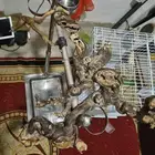 قفص مع استاند للطيور