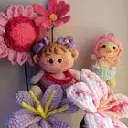 باقات ورد بخيوط الصوف