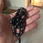 مسباح كهرمان اسود نقي و رحيته واضحة وجميلة