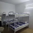 تجهيز سكن العمال سرير حديد دورين دور واحد مراتب بطانيه دولاب