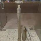 غطاس 7.5حصان كهربا 220 مع مراوح 21ريشه 2بوصه مستعمل شغال