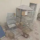 مجموعة اقفاص طيور ومطير جمله