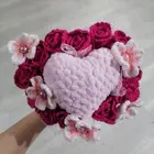 باقة ورد مع قلب