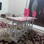 طاولوتين وكرسيين اطفال مدرسة للبيع اعلى سعر
