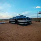 بيت شعر تركي خط أحمر اسود ابيض وجه شفاف تجهيز مخيم مخيمات