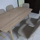 Big Dining Table with 3 Chairs (3 broken)