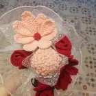 باقة ورد حياكة يدوية