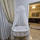 سرير اطفال لم ي ستعمل لايوجد اي مشكله ولا كسر مع مخده و فرشه
