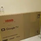 شاشه 75 بوصه هام QLED جديده بكرتونها