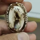 خاتم فضه بحجر العقيق الاندونيسي المصور