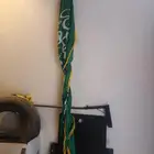 علم السعودية كبير و منقد نار