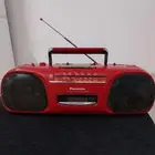 مسجل باناسونيك شغل من نوادر لون احمر تراث