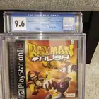 PS1 CGC Graded Rayman Rush لعبة سوني