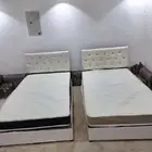 2 سرير نضيف للبيع شبه جديد