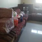 كنب للبيع بسعر حرف ال 300 بحاله نظيفة مع ستاره طقم معاه