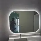 مرايه حق المغسله مع اضاءه خلفيه