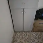 غرفه نوم للبيع مستعمله دولاب 4 فتحات سرير تسريحه درج 2 كمدين