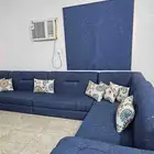 كنب سبع قطع مستخدم نظيف