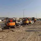 حفارات بكلينات صغيره للايجار اليومي والشهري