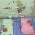 تلبيسة مخدات صباح الخير والطاووس